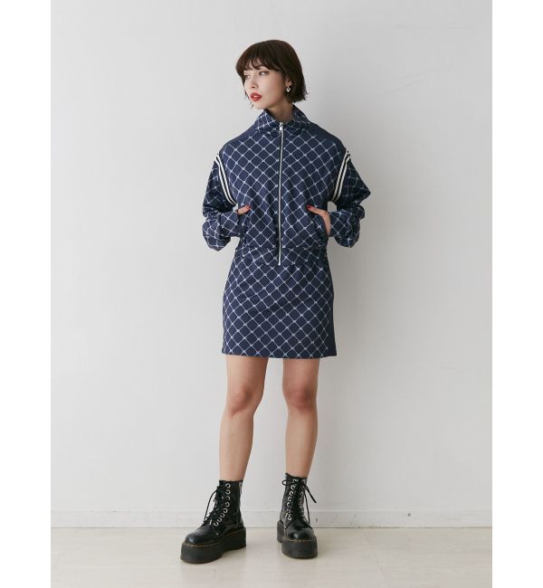 jouetie「モノグラムトラックジャケット【セットアップ対応】」|カーディガン|