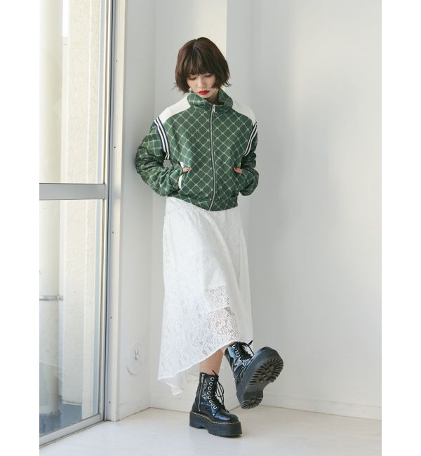 jouetie「モノグラムトラックジャケット【セットアップ対応】」|カーディガン|