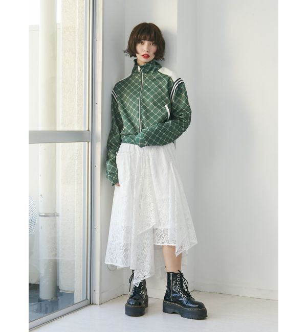 jouetie「モノグラムトラックジャケット【セットアップ対応】」|カーディガン|