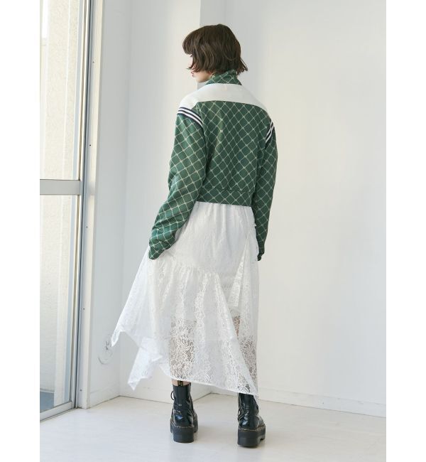 jouetie「モノグラムトラックジャケット【セットアップ対応】」|カーディガン|