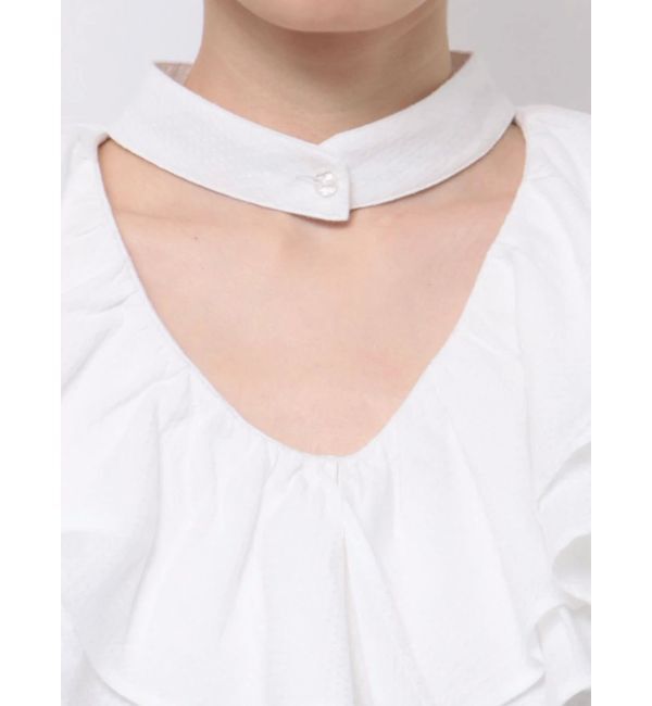 jouetie「Vネックフリルワンピース」|ワンピース|