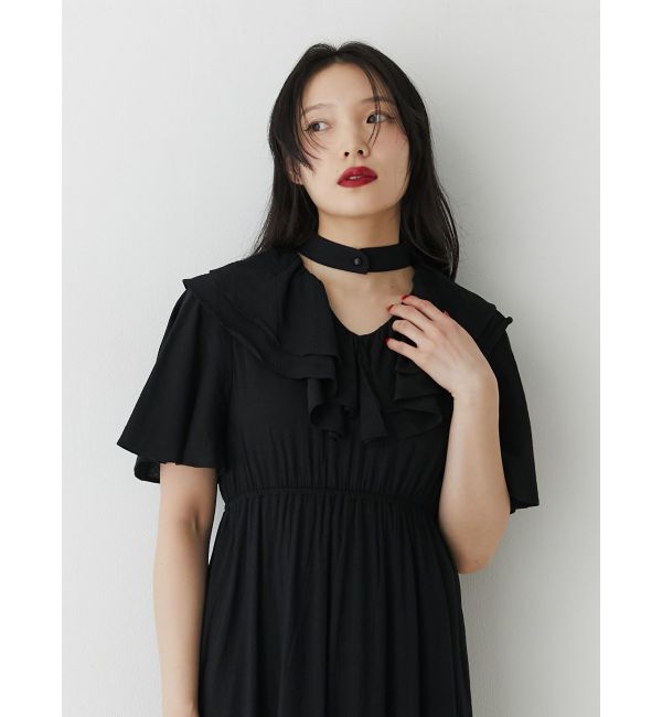 jouetie「Vネックフリルワンピース」|ワンピース|