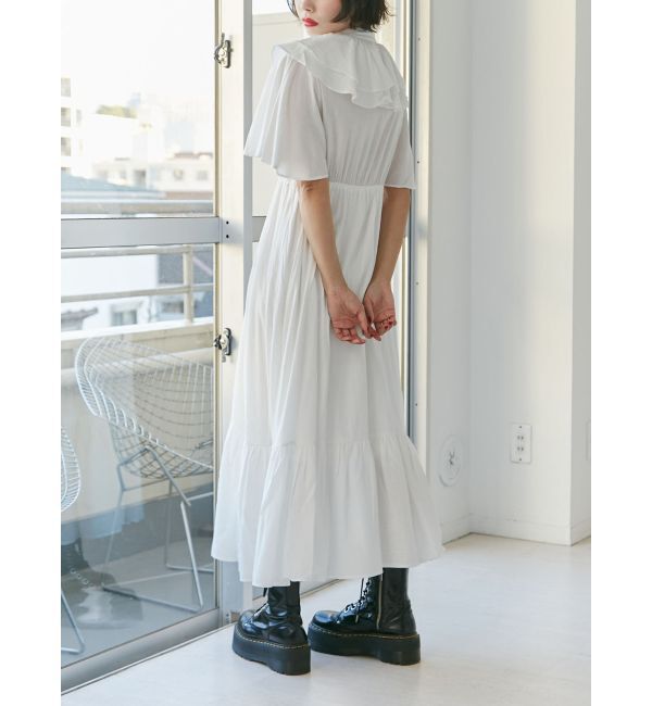 jouetie「Vネックフリルワンピース」|ワンピース|