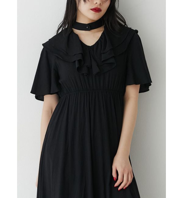 jouetie「Vネックフリルワンピース」|ワンピース|