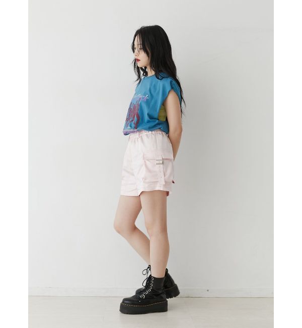 jouetie「ヴィンテージグラフィックノースリーブTシャツ」|Tシャツ・カットソー|