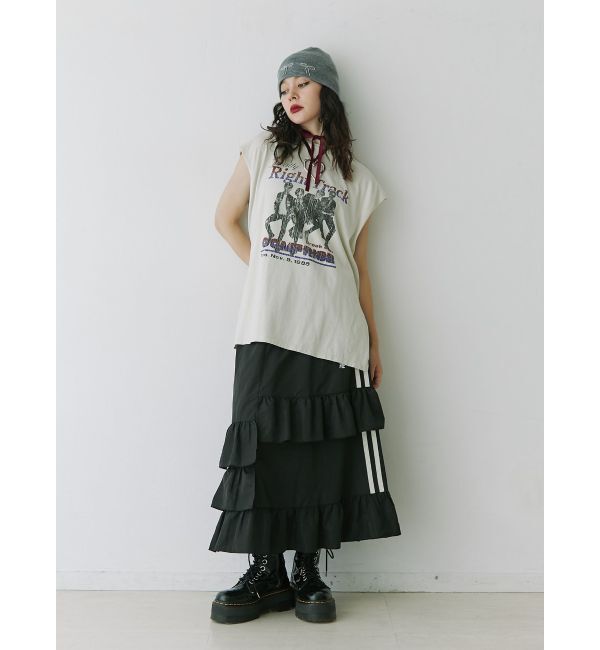 jouetie「ヴィンテージグラフィックノースリーブTシャツ」|Tシャツ・カットソー|