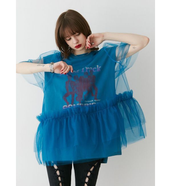 jouetie「ヴィンテージグラフィックノースリーブTシャツ」|Tシャツ・カットソー|