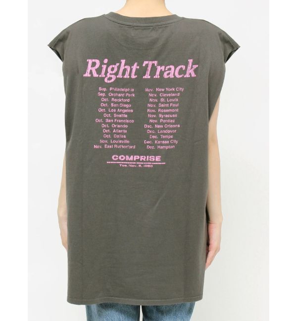 jouetie「ヴィンテージグラフィックノースリーブTシャツ」|Tシャツ・カットソー|