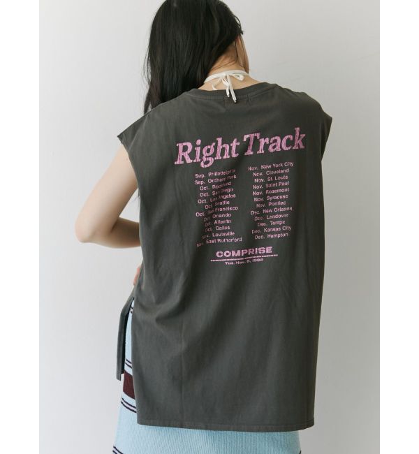 jouetie「ヴィンテージグラフィックノースリーブTシャツ」|Tシャツ・カットソー|