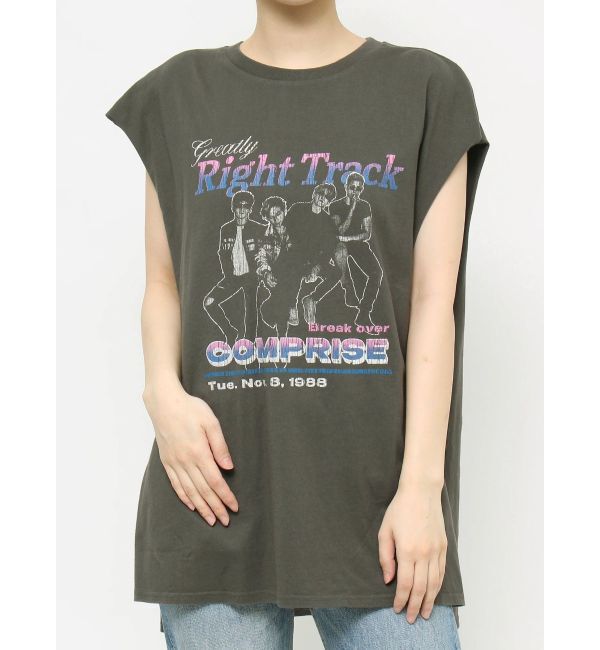 jouetie「ヴィンテージグラフィックノースリーブTシャツ」|Tシャツ・カットソー|