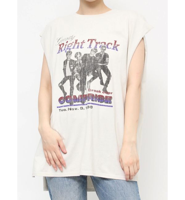jouetie「ヴィンテージグラフィックノースリーブTシャツ」|Tシャツ・カットソー|