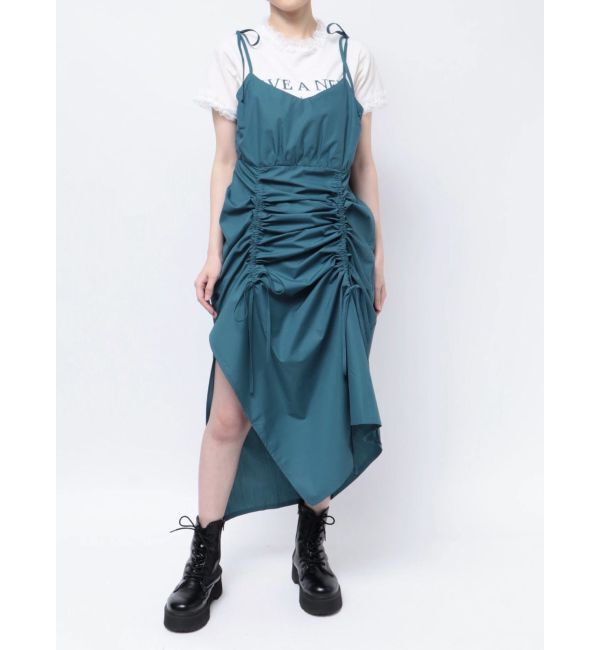 jouetie「シャーリングキャミワンピース」|ワンピース|