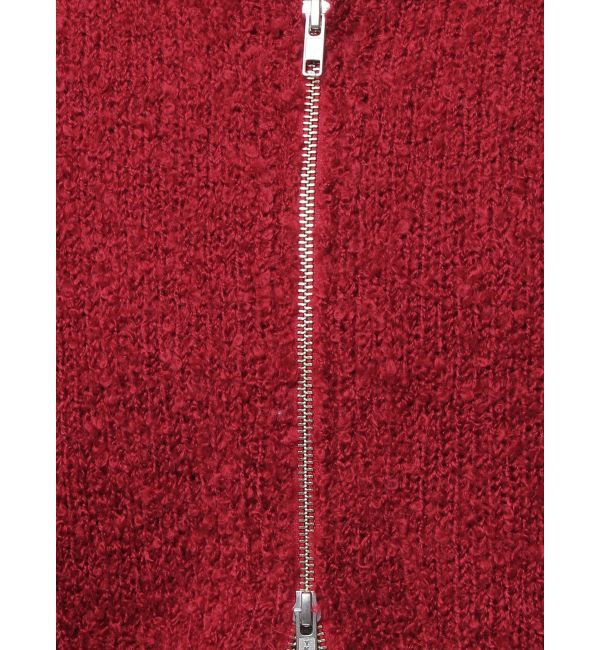 jouetie「ダメージヘム2WAYZIPベスト」|ニット・セーター|