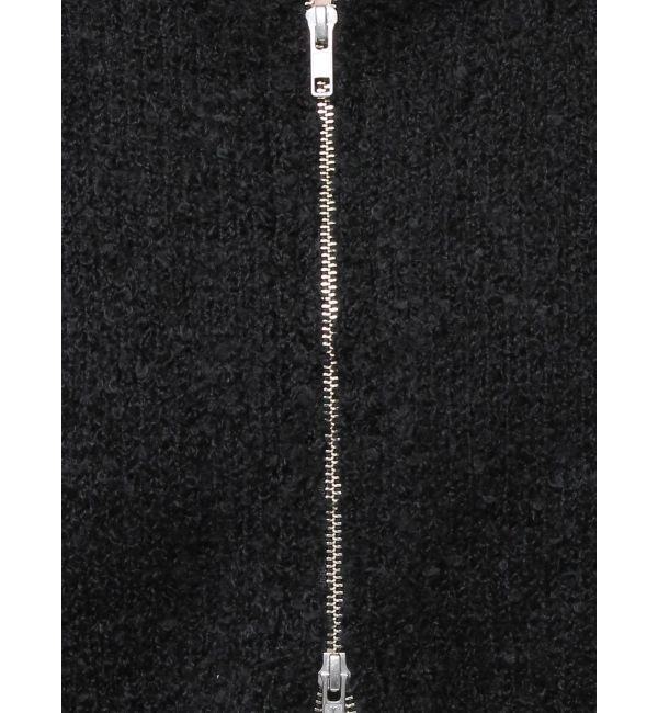 jouetie「ダメージヘム2WAYZIPベスト」|ニット・セーター|