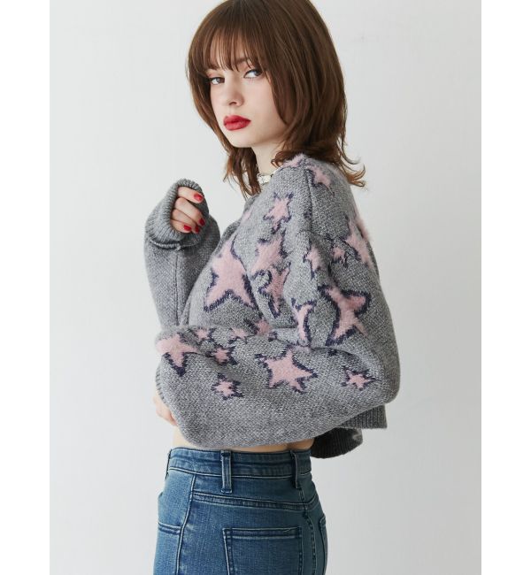 jouetie「パターン2WAYフェザーカーディガン」|カーディガン|