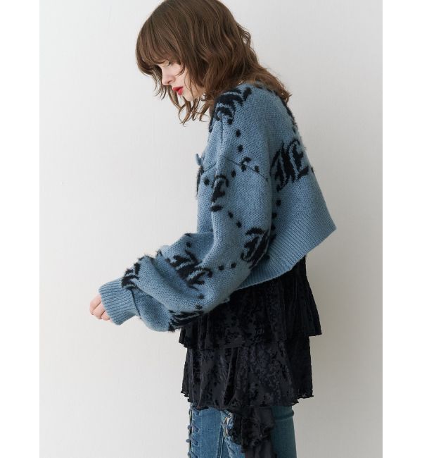 jouetie「パターン2WAYフェザーカーディガン」|カーディガン|