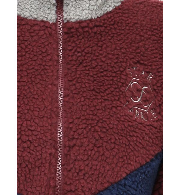 jouetie「カラーブロッキングボアジャケット」|ブルゾン・スタジャン|