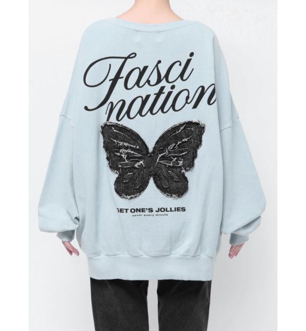jouetie「バタフライドッキングスウェット」|スウェット・ジャージ|