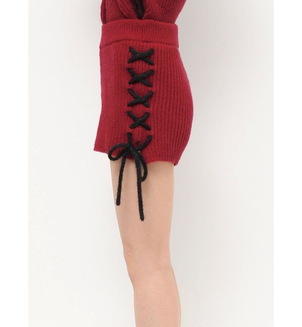 jouetie「バイカラーステッチニットショーツ【セットアップ対応】」|その他|