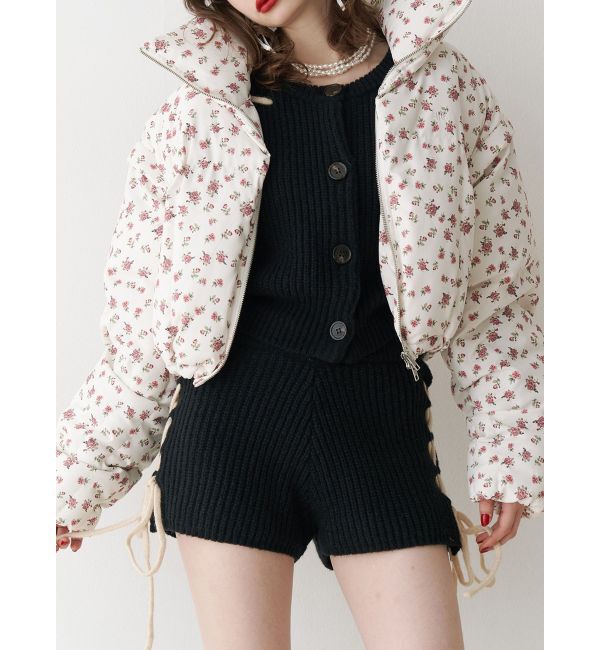 jouetie「バイカラーステッチニットショーツ【セットアップ対応】」|その他|