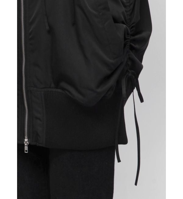 jouetie「ギャザーリボンMA-1ベスト」|ダウンベスト・ベスト|