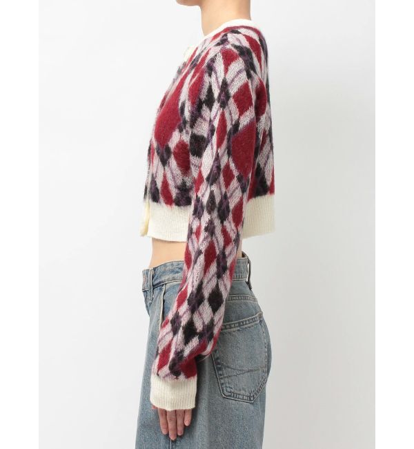 jouetie「2WAYパターンショートカーデ」|カーディガン|