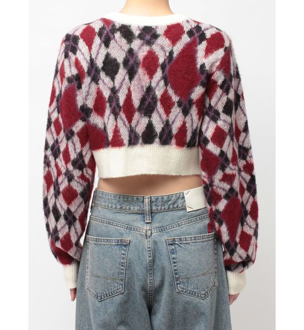 jouetie「2WAYパターンショートカーデ」|カーディガン|