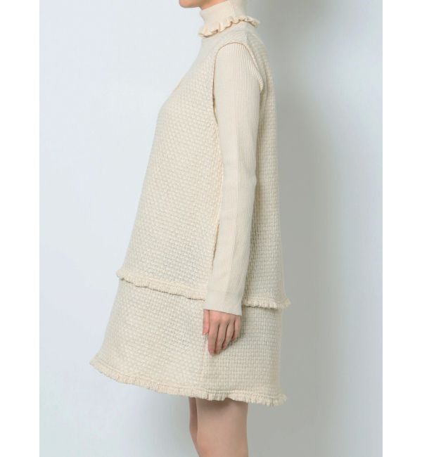 merry jenny「ツイードミニジャンスカ」|ジャンパースカート|