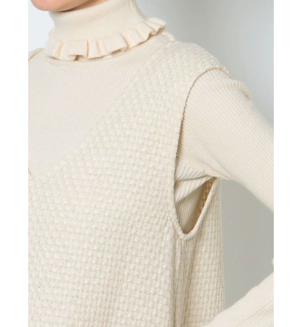 merry jenny「ツイードミニジャンスカ」|ジャンパースカート|