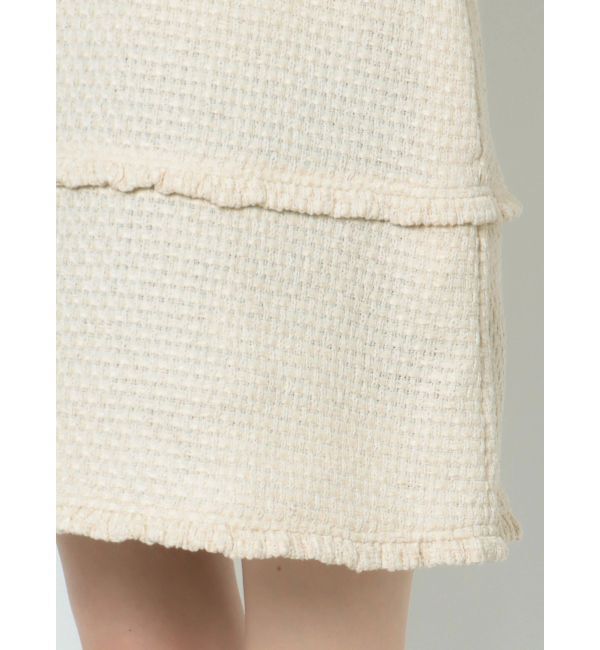 merry jenny「ツイードミニジャンスカ」|ジャンパースカート|