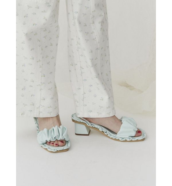 merry jenny「くしゅくしゅフリルミュール」|サンダル|
