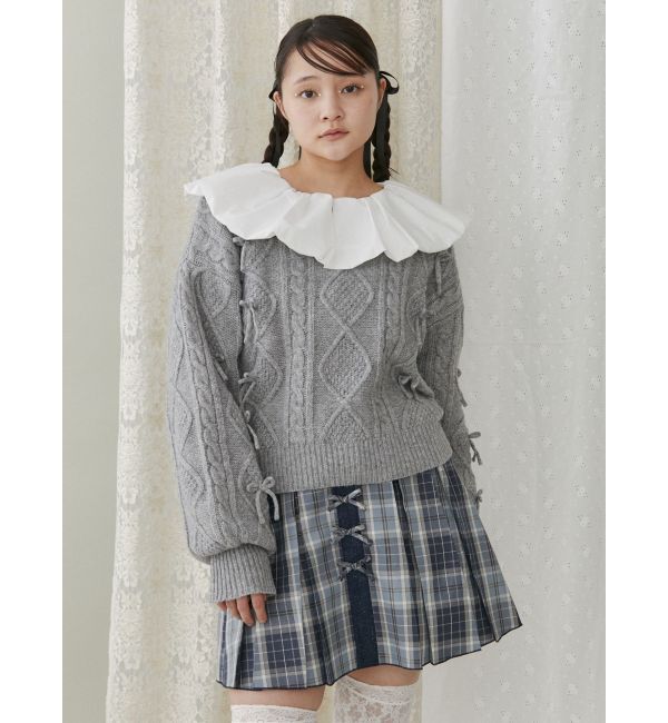 merry jenny「バルーンカラーブラウス」|シャツ・ブラウス|