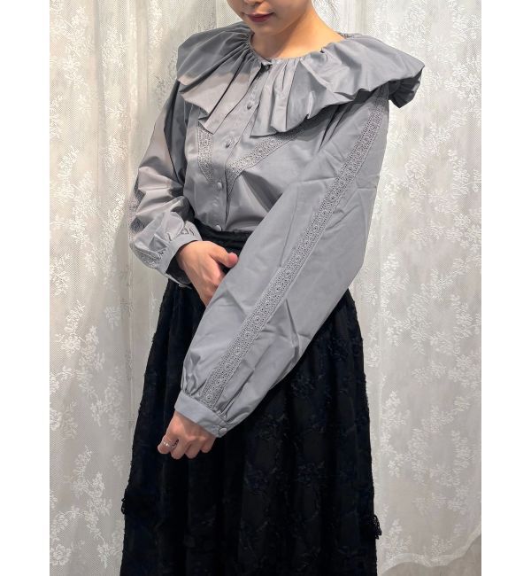 merry jenny「バルーンカラーブラウス」|シャツ・ブラウス|