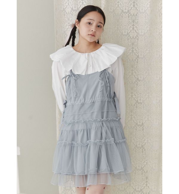 merry jenny「バルーンカラーブラウス」|シャツ・ブラウス|