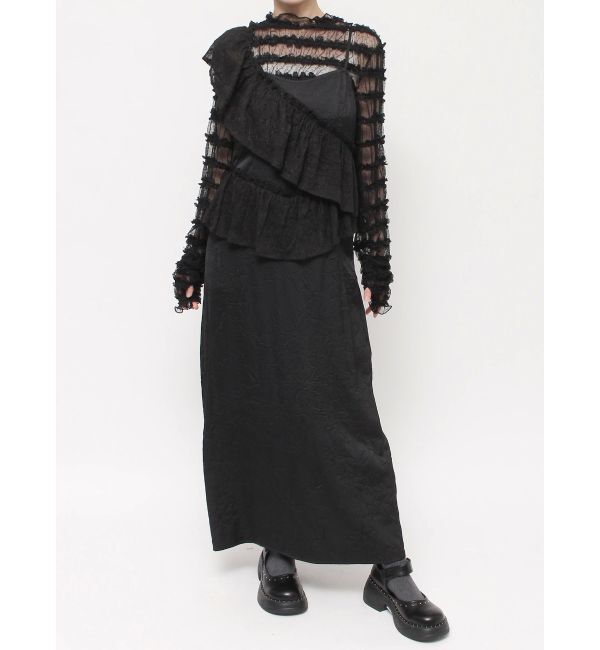 merry jenny「サッシュアシメキャミワンピース」|ワンピース|