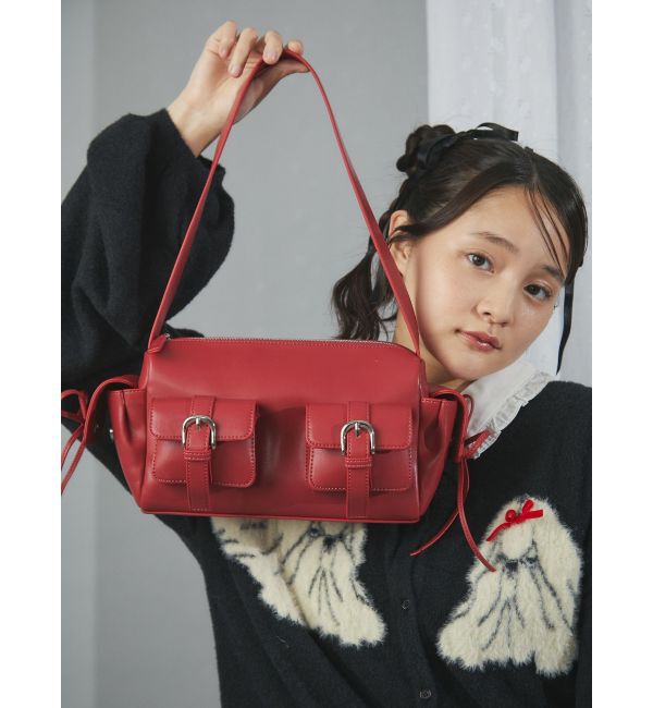 merry jenny「リボンポケットショルダーbag」|ショルダー・メッセンジャー|