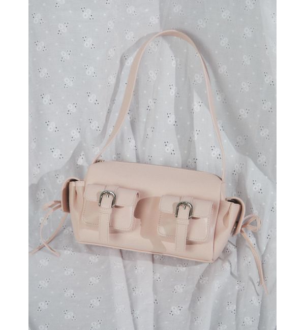 merry jenny「リボンポケットショルダーbag」|ショルダー・メッセンジャー|ピンク