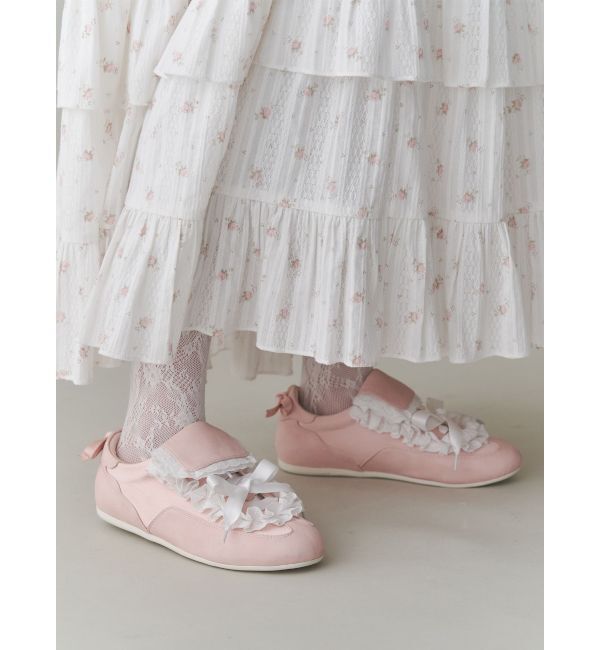 merry jenny「frillロングタンスニーカー」|スニーカー|