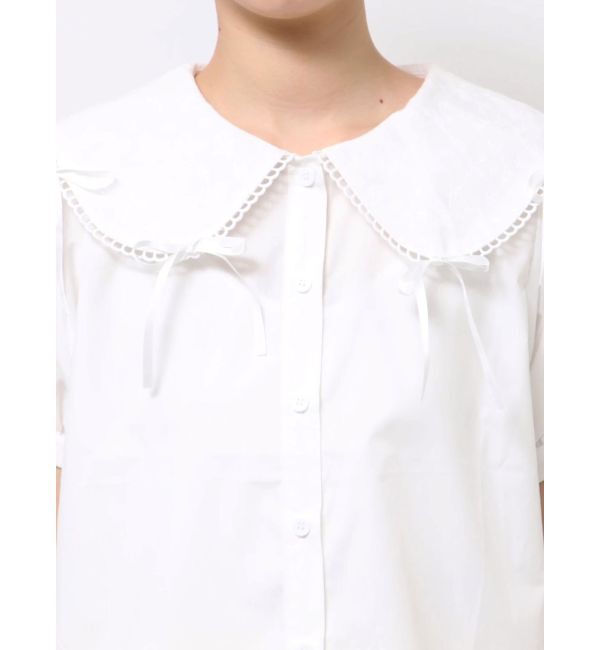merry jenny「ピコレースリボンブラウス」|シャツ・ブラウス|