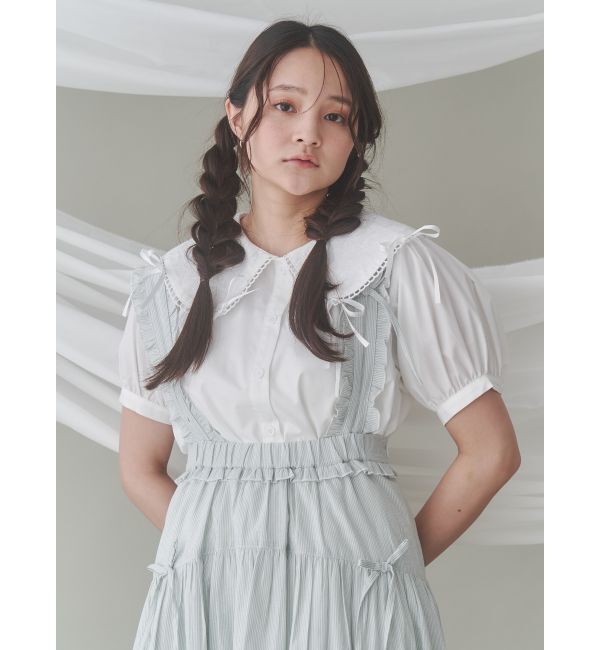 merry jenny「ピコレースリボンブラウス」|シャツ・ブラウス|
