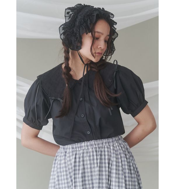 merry jenny「ピコレースリボンブラウス」|シャツ・ブラウス|