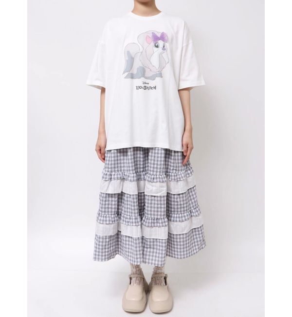 merry jenny「Lilo & Stitch 「ジジとマートルの仲間たち」Tシャツ」|Tシャツ・カットソー|