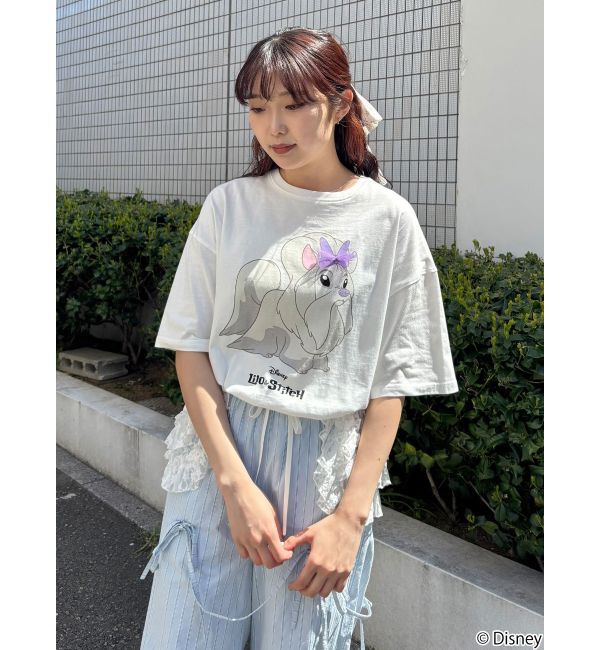 merry jenny「Lilo & Stitch 「ジジとマートルの仲間たち」Tシャツ」|Tシャツ・カットソー|