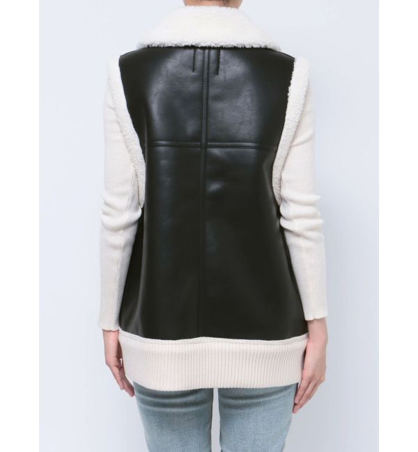 GYDA「フェイクムートンベスト」|ダウンベスト・ベスト|