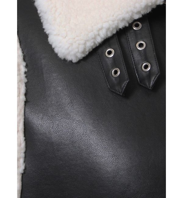 GYDA「フェイクムートンベスト」|ダウンベスト・ベスト|