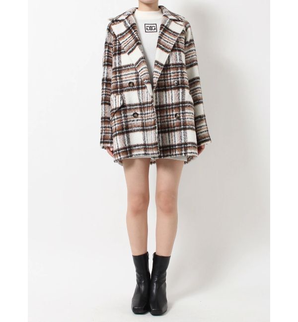 GYDA「スライバー ミディ チェスターコート」|チェスターコート|