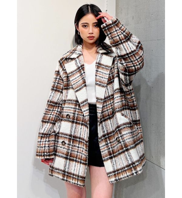 GYDA「スライバー ミディ チェスターコート」|チェスターコート|