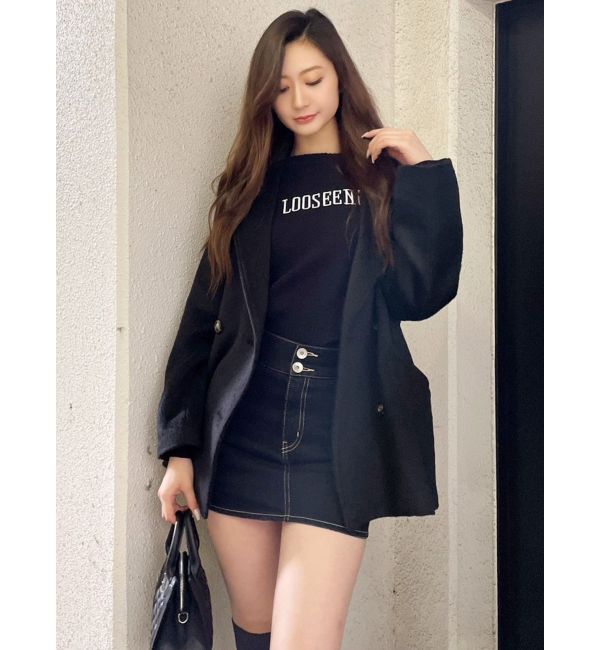 GYDA「スライバー ミディ チェスターコート」|チェスターコート|