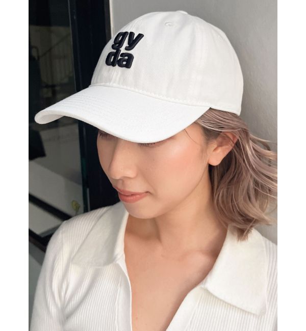 GYDA「Square gyda embroideryキャップ」|キャップ・キャスケット|