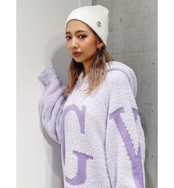 GYDA「GG CIRCLE ニット キャップ」|ニット帽|